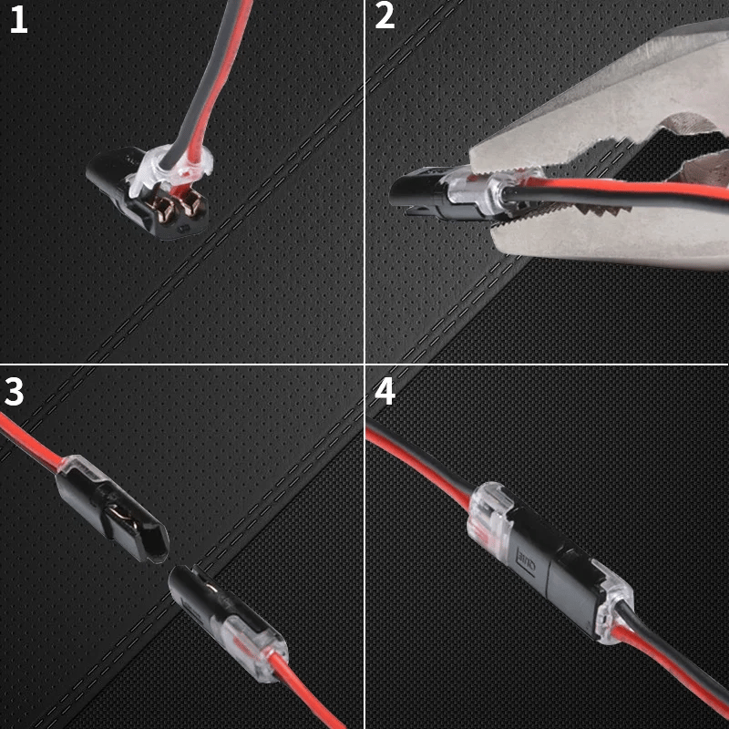 (š„Last Day Promotion - 49% off)2024Double-wire Plug-in Connector With Locking Buckle(The more you buy, the more discounts you get)