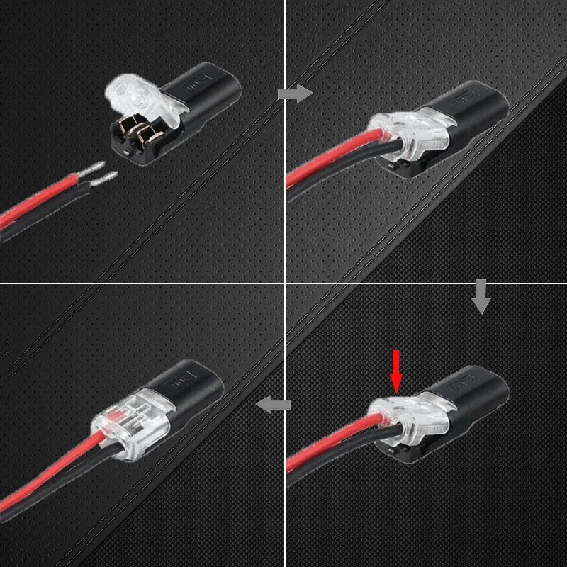 (š„Last Day Promotion - 49% off)2024Double-wire Plug-in Connector With Locking Buckle(The more you buy, the more discounts you get)